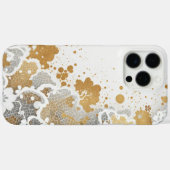 白色金ゴールドフローラ Case-Mate iPhoneケース (裏面 (横))