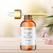 白色防水化粧品ドロッパーボトル ラベル