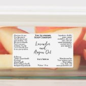 白色防水化粧品ドロッパーボトル ラベル (貼付)