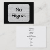 白色雑音。 Snowyの白黒穀物 名刺 (正面/裏面)