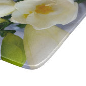 白色黄色斑 カッティングボード (角)