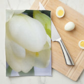 白色黄色斑 キッチンタオル (四つ折り)