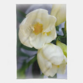 白色黄色斑 キッチンタオル (縦)