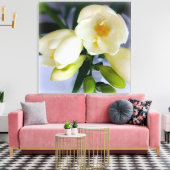 白色黄色斑 キャンバスプリント (インサイチュ (リビング))