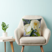 白色黄色斑 クッション (椅子)