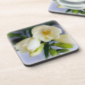 白色黄色斑 コースター (左側)