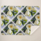 白色黄色斑 シェルパブランケット (正面(横))