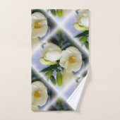 白色黄色斑 バスタオルセット (ハンドタオル)