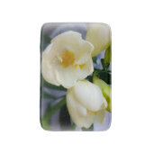 白色黄色斑 バスマット (正面縦)