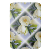 白色黄色斑 バスマット (正面縦)