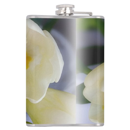 白色黄色斑 フラスク (裏面)