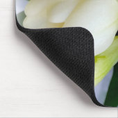 白色黄色斑 マウスパッド (コーナー)