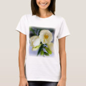 白色黄色斑 Tシャツ (正面)