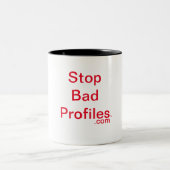 白色11ozセラミックマグカップ内部カラー ツートーンマグカップ (中央)