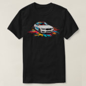 白色BMW Tシャツ (デザイン正面)