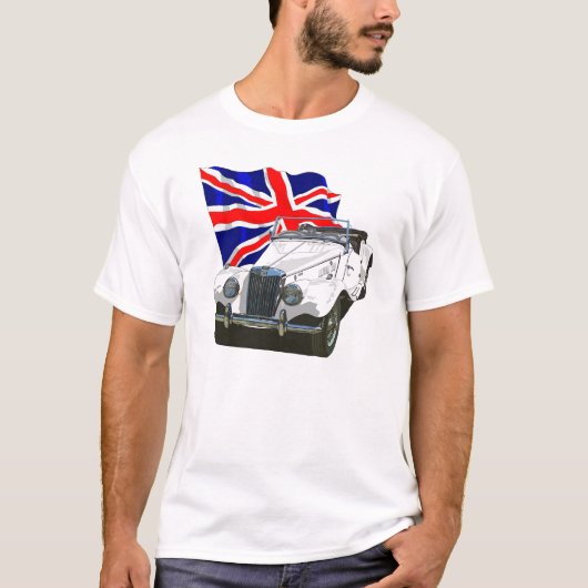 白色MG TF Tシャツ (正面)