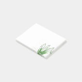 白花の水色 ポストイット (アングル)