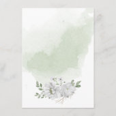 白花の緑の詳細 エンクロージャーカード (裏面)