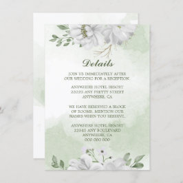 白花の緑の詳細 エンクロージャーカード