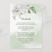 白花の緑の詳細 エンクロージャーカード (正面)