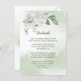 白花の緑の詳細 エンクロージャーカード