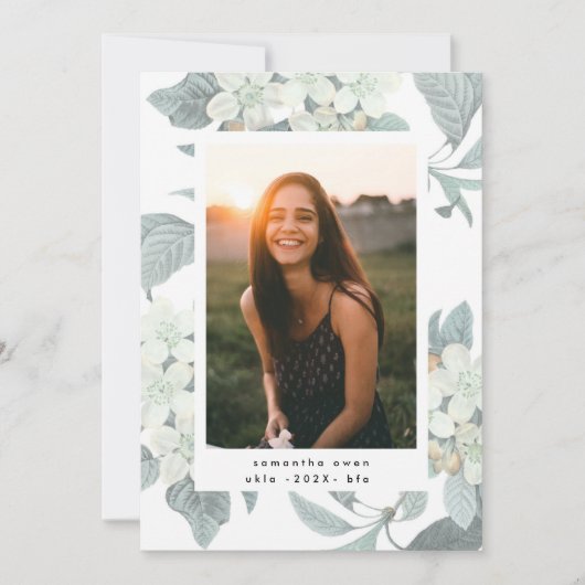 白花写真大学大学院生 案内状 (正面)