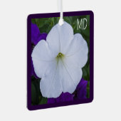 白花写真美しいAshes Bible Verse メタルオーナメント (正面右)