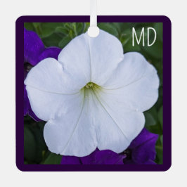 白花写真美しいAshes Bible Verse メタルオーナメント