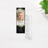 白花写真追悼詩ブックマーク (デスク)