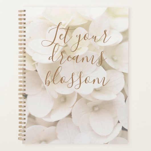 白花弁花フローラプランナー プランナー手帳 (正面)