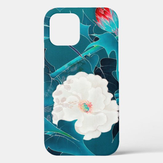 白花日本のデザイン Case-Mate iPhoneケース (裏面)