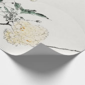 白花日本のプリント包装紙 ラッピングペーパー (角)