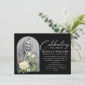 白花書道お祝い 招待状 (スタンド正面)