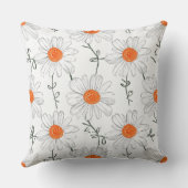 白花柄クッション クッション (裏面)