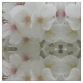 白花生地 ファブリック (クローズアップ)