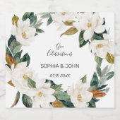 白花結婚酒ボトルラベル リキュールボトルラベル (シングルラベル)