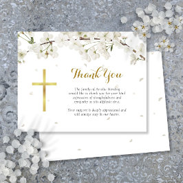 白花葬教会 サンキューカード
