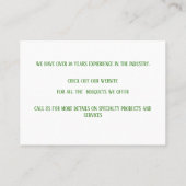 白花配信 名刺 (裏面)