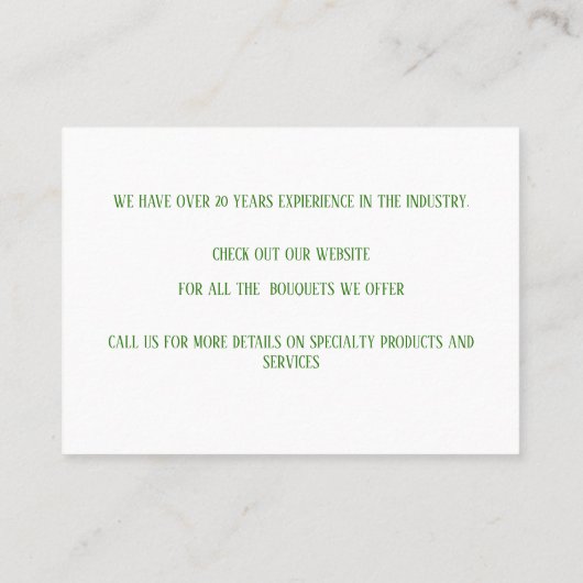 白花配信 名刺 (裏面)