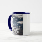 白花銀三日月 マグカップ (正面左)