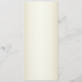 白花飾り金ゴールド結婚のメニュー メニュー (裏面)