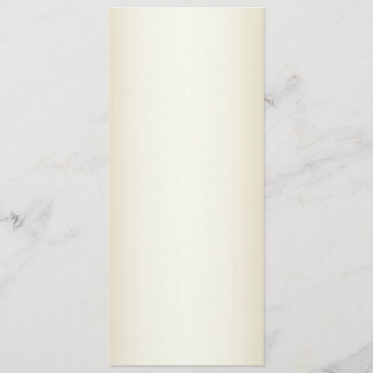 白花飾り金ゴールド結婚のメニュー メニュー (裏面)