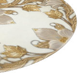 白花飾金ゴールド板 カッティングボード (角)