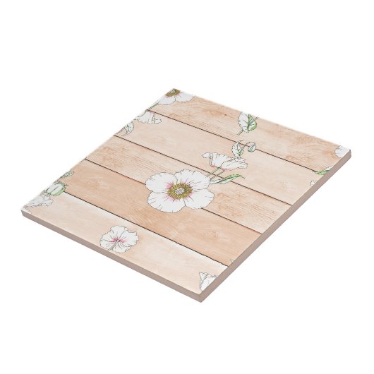 白花 タイル (側面)