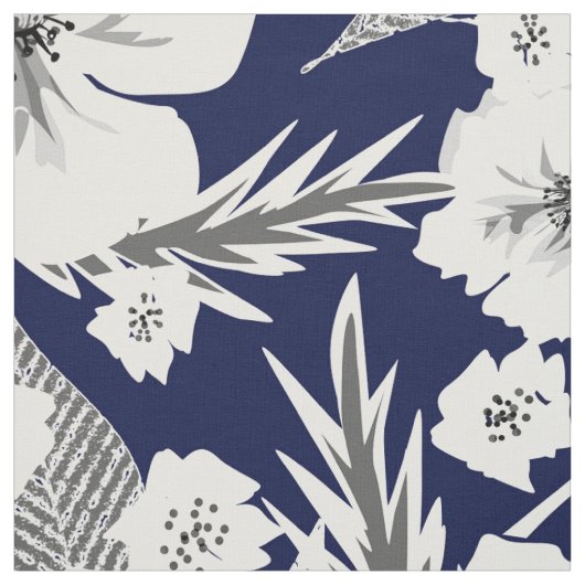 白花。 ファブリック (見本)