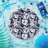 白花。 ペーパープレート (パーティー)