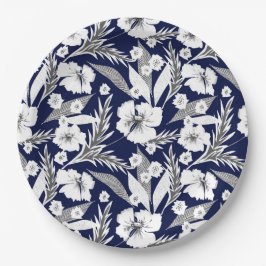 白花。 ペーパープレート