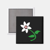 白花 マグネット (正面/裏面)