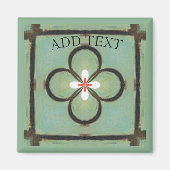 白花 マグネット (正面)