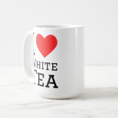 白茶が好き コーヒーマグカップ (正面左)